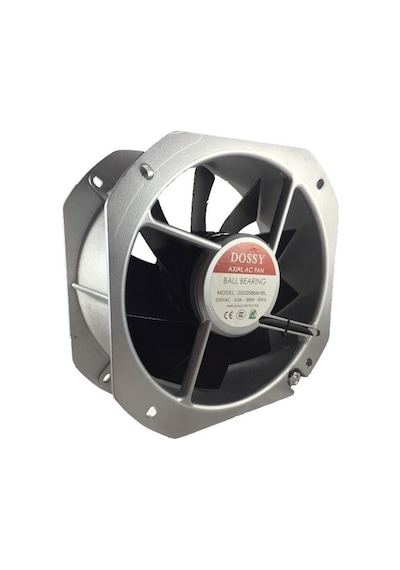 Dossy 225X225X80mm Ac 220 V Rulmanlı Fan