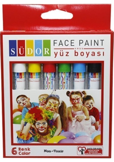Yüz Boyası Orjinal / Yüz Boyama Kalemi 6'lı Nocolor-44860cb8