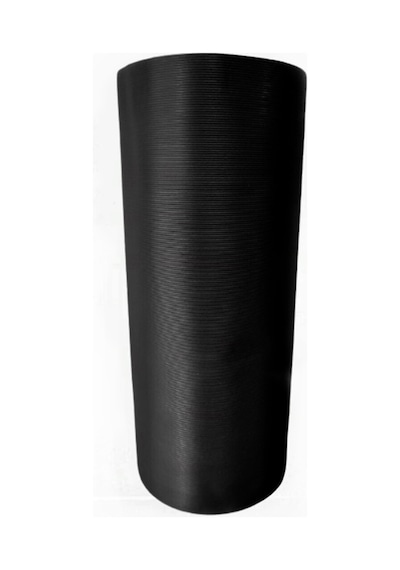Almıtal 48 Cm X 1 M Siyah Çizgi Desenli Suni Deri. Çekmece içi Siyah