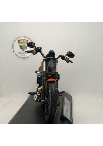 Harley Iron 883 Cruiser Chopper 1:12 Turuncu Diecast Motosiklet