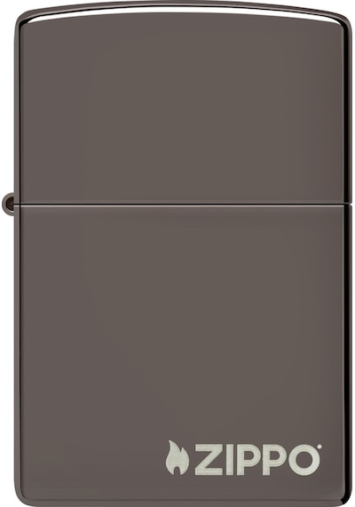 Ehediye Zippo Çakmak Logo Black Ice Buz Siyahı 150Zl