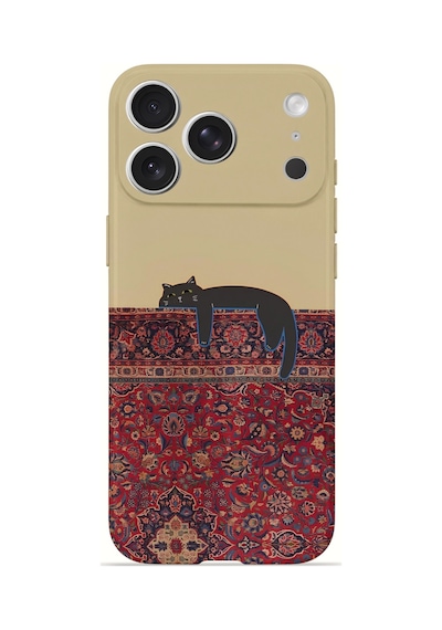 Apple iPhone Uyumlu 17 Pro Max Vorian İnce Kamera Korumalı Mika Kılıf Persian Cat Lounge Persian Cat Lounge Mika
