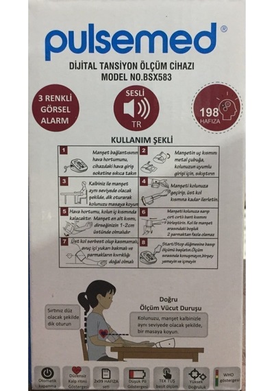 Dijital Türkçe Konuşan Koldan Tansiyon Ölçüm Cihazı