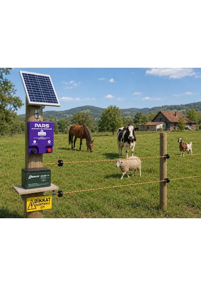 Pars Ranger 5000 M2 Güneş Enerjili - Sensörlü Elektrikli Çit Sistemi