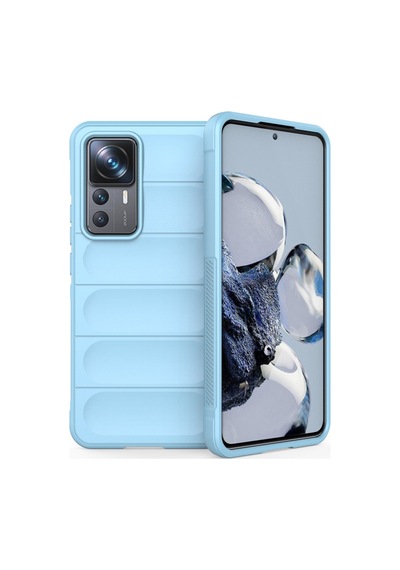 Mi 12t Pro Kılıf Optimum Silikon - Sky Blue Düz Renkli