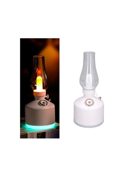 Mey İthalat Retro Led Işıklı 1200 Mah Şarjlı Aroma Difüzörü 280 Ml Su Kapasiteli