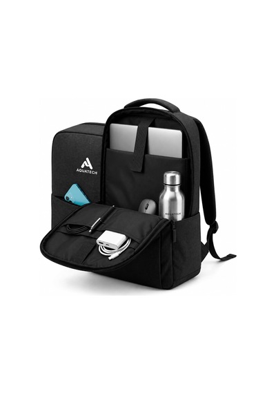 Bybars Laptop Sırt Çantası Siyah İç Bölmeli Bilgisayar Çantası 15.6 İnç Uyumlu Günlük, Okul, İş Ve Seyahat İçin Çok Bölmeli Unisex Sırt Çantası