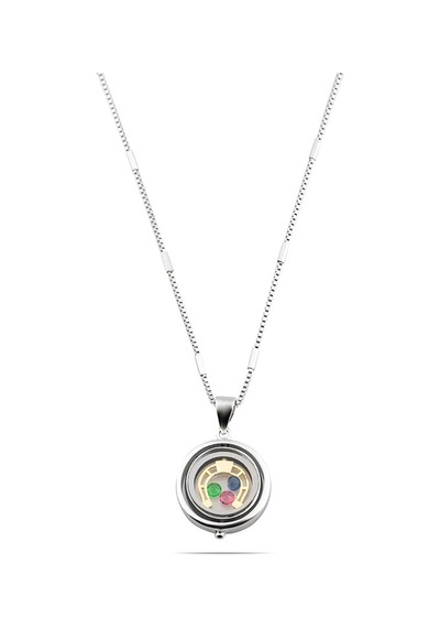 Multicolor Zirkon Taşlı Oval Tasarım At Nalı Detaylı 925 Ayar Güm