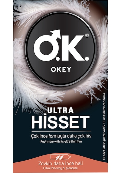 Okey Ultra Hisset + Klasik + Zero Prezervatif 3 x 10'lu