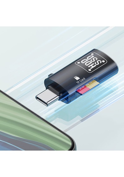 Ally Type-c To Usb + Tf Kart Çevirici Otg Adaptör