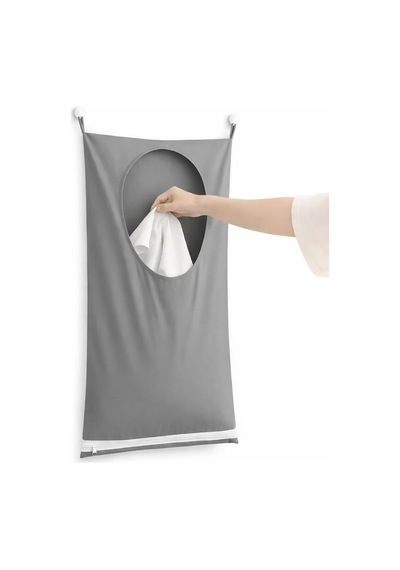 Kapı Arkası Kirli Çamaşır Torbası 75x50 Cm Duvara Asılabilir Oyuncak Ve Çamaşır Düzenleyici,