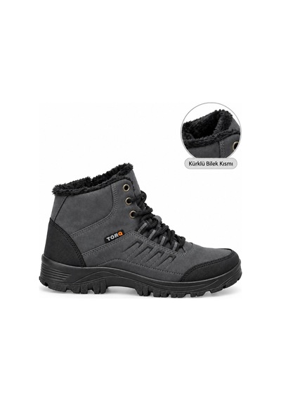 Vojo Fix İçi Tüylü Fermuarlı Günlük Outdoor Erkek Bot 267800001917 11 Füme