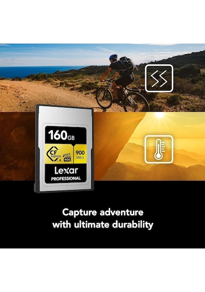 Lexar 160gb Profesyonel Cfexpress Tip A Altın Serisi Hafıza Kartı
