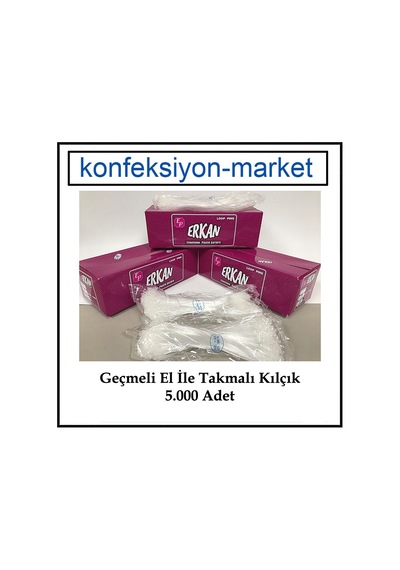 Elle Geçmeli Plastik Şeffaf Kılçık-El ile Takmalı Kılçık 6