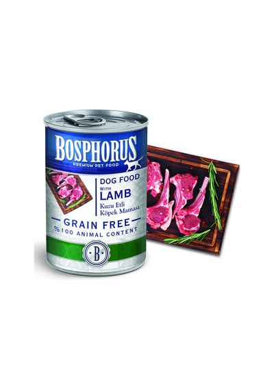 Bosphorus Kuzu Etli Köpek Konservesi 415 Gr X 48 Adet Parça Etli
