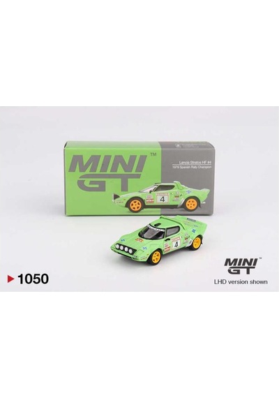 Mini Gt Lancia Stratos Hf 4 1979 Spanish Rally Champion 1/64 Model Araba
