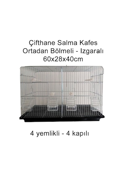 Usmtekno Salma Kafes Üretim Kafesi Çift Hane Kuş Kafesi