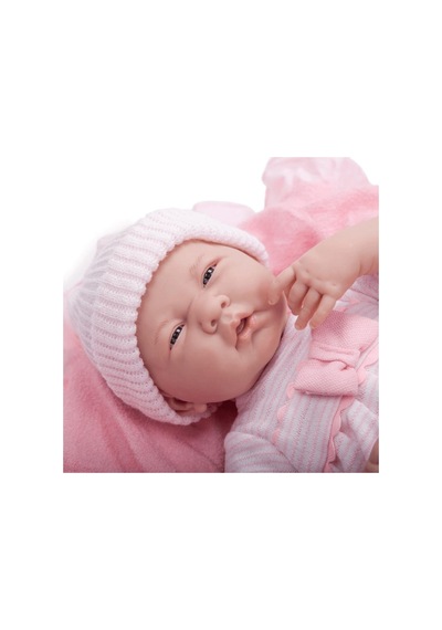 Berenguer Gerçekçi Yenidoğan Oyuncak Bebek 39 Cm Ve Pembe Kundak Seti