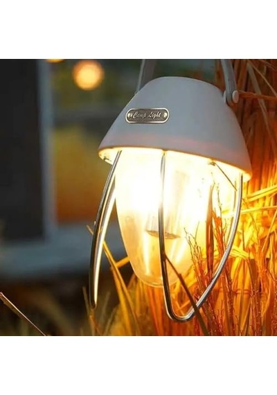 Edilebilir Retro Kamp Lambası 200 Lümen 1500mah Type-c Kademesiz Karartma Askılı Led Kamp Feneri Genel