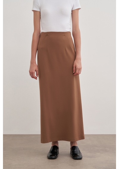 Aker Örme Kalem Etek Camel Camel