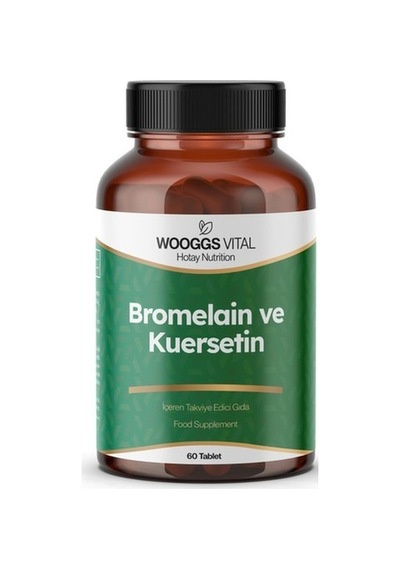 Wooggs Vıtal Bromelaın Ve Kuersetın Iteg 60 Tablet