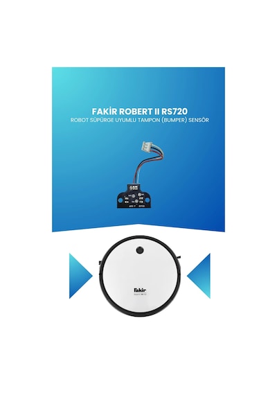 Fakir Robert Iı Rs720 Robot Süpürge Uyumlu Tampon Bumper Sensör