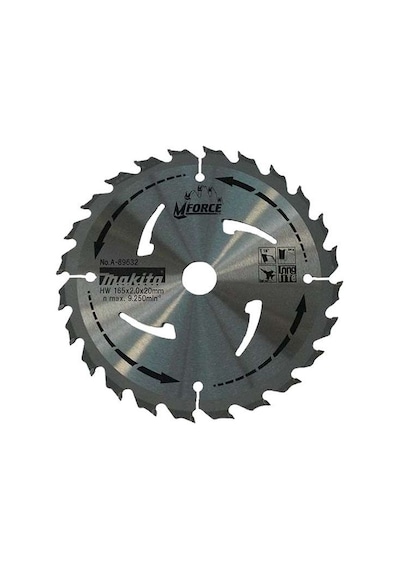 Makita A-89632 Elmas Daire Testere Bıçağı 165 MM 24diş