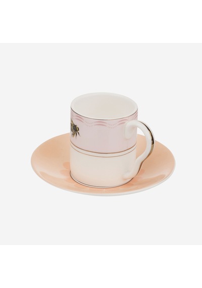 Pembe Porselen Kahve Fincan Seti 60 Ml