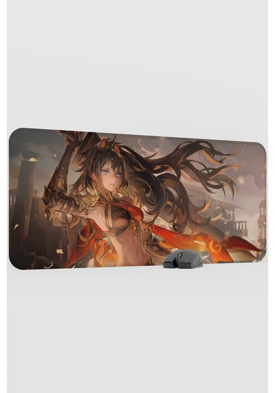 Dehya Genshin Impact Anime Gacha V5 - 90x40 Xxl Gaming Mouse Pad Fare Altlığı