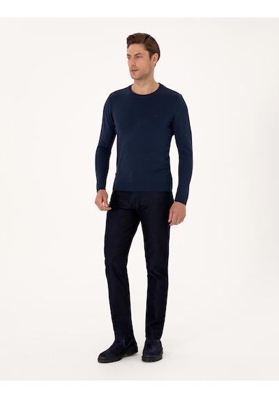 Pierre Cardin Erkek Açık Lacivert Kazak /triko 50314192-vr059 Açık Lacivert