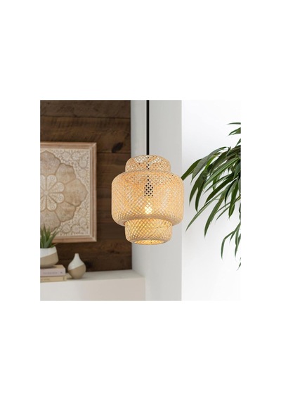 Scorpion Model Tekli Rattan Bambu Tasarım İskandinav Bohemavize