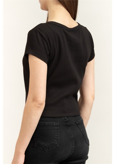Calvin Klein Kadın Tişört-lv047c200g SIYAH