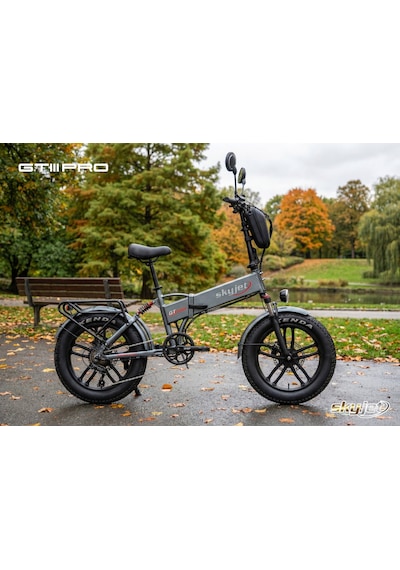 Skyjet Gtııı Pro 1000w Elektrikli Bisiklet Ayna Çanta Ve El Gazı Hediyeli Gri