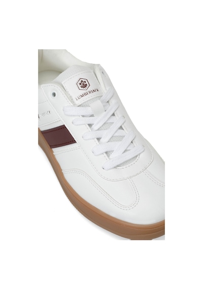 Lumberjack Skater Beyaz Kadın Sneaker Beyaz-bordo