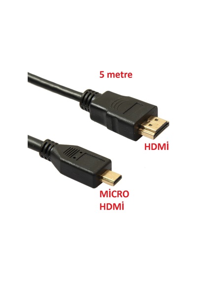 Hdmi To Micro Hdmi Kablo 5 Metre