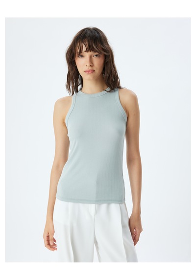 Koton Halter Yaka Atlet Modal Kumaş Dokulu Ada Çayı 4sak10969ek Açık Yeşil Koton Halter Yaka Atlet Modal Kumaş Dokulu Ada Çayı 4sak10969ek Açık Yeşil
