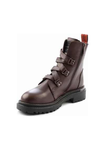 Harley Davidson Dark Brown Hakiki Deri Kadın Bot & Bootie Hd0777003003 Dark Brown