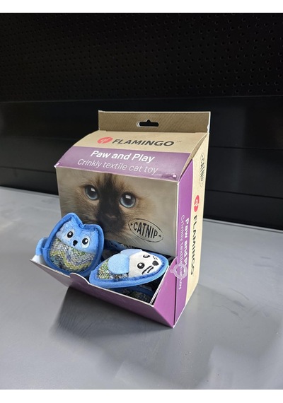Kagra Catnipli Mini Peluş Fare-baykuş Oyuncak