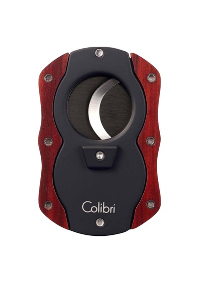Colibri Wood S-cut Kırmızı - Siyah Puro Makası Kesici