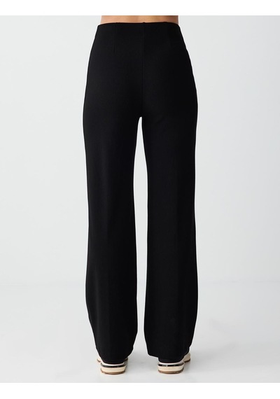 Jimmy Key Jimmy Key Siyah Beli Lastikli Normal Bel Normal Paça Örme Pantolon 6sw185442900