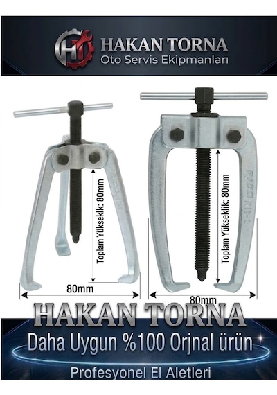 Rico Mini Rulman Çektirme 80x80 2 Ayak Ve 3 Ayak