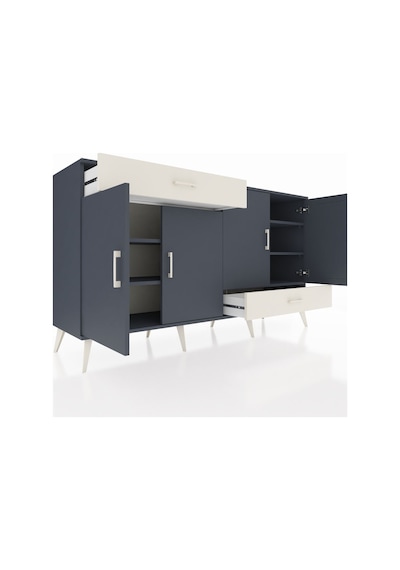 Hyperion Konsol 5 Raflı 2 Çekmeceli 4 Kapaklı 176x44x99 Antrasit- Antrasit-antrasit/aytaşı Hyperion Konsol 5 Raflı 2 Çekmeceli 4 Kapaklı 176x44x99 Antrasit- Antrasit-antrasit/aytaşı