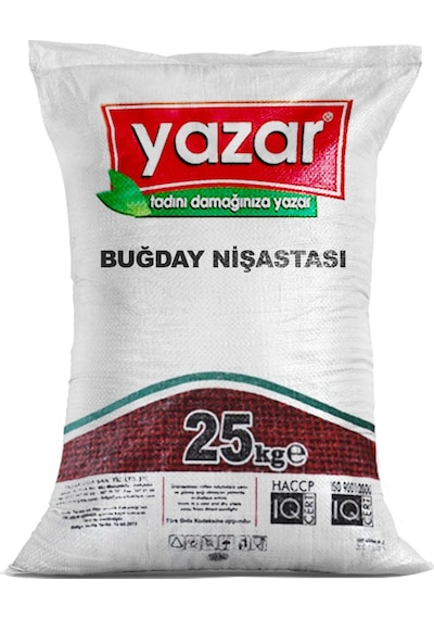 Yazar Buğday Nişastası 25 KG