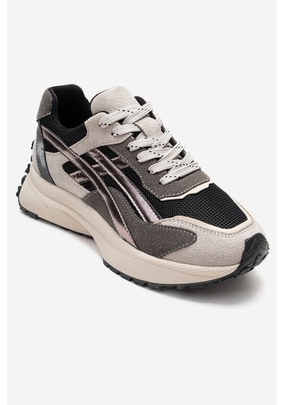 Calına Buz Siyah Kadın Sneaker Buz Mavi - Siyah