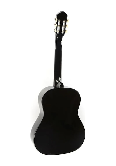 Segah 4 - 4 Tam Boy Siyah Klasik Solak Gitar Kılıf Pena Seti