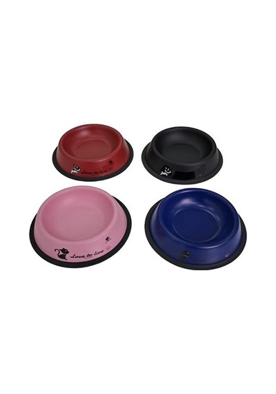 Keypet Çeşitli Renk Çelik Kedi Ve Köpek Mama Kabı 16cm 8oz
