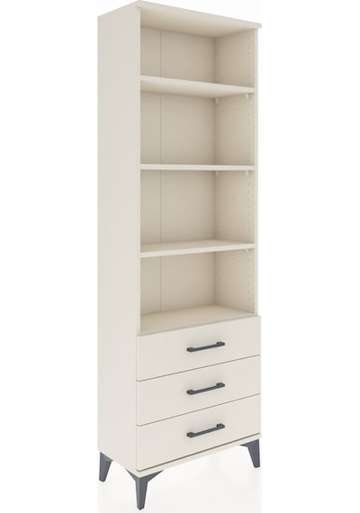 Arges Dolap 4 Raflı 3 Çekmeceli 60x30x182 Aytaşı-aytaşı Aytası