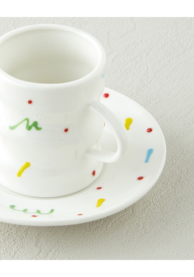 English Home Confella New Bone China 4 Parça 2 Kişilik Kahve Fincan Takımı 100 Ml Renkli Çok Renkli