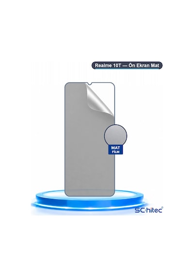 Schitec Realme 10t Uyumlu Ön Yüzey Mat Hidrojel Ekran Koruyucu