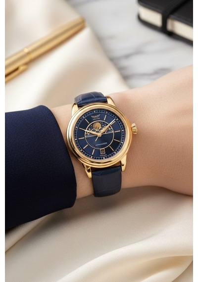 V.1.33.2.256.4 Lacivert Deri Kayışlı 36 Mm Kadın Kol Saati Safir Cam 2 Yıl Garantili Lacivert - 860619371 Metalik V.1.33.2.256.4 Lacivert Deri Kayışlı 36 Mm Kadın Kol Saati Safir Cam 2 Yıl Garantili Lacivert - 860619371 Metalik
